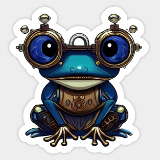 Smart Frog Sticker